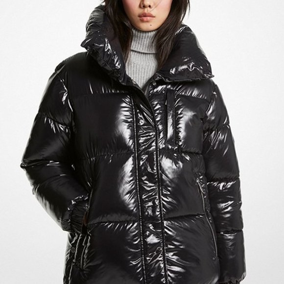 大人気☆Michael Kors☆ Shiny Hooded Puffer Jacketジャケット MICHAEL Michael Kors | Jackets & Coats | Nwt Michael Kors